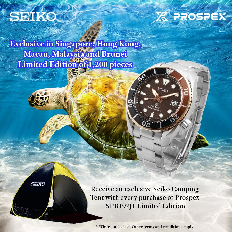 SEIKO PROSPEX AUTOMATIC SUMO 'HAWKSBILL' ASIA EXCLUSIVE LIMITED EDITION SPB192 SPB192J1