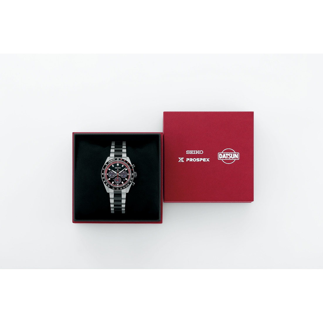 SEIKO PROSPEX SOLAR SPEEDTIMER GO LARGE DATSUN 240Z LIMITED EDITION SSC957 SSC957P1