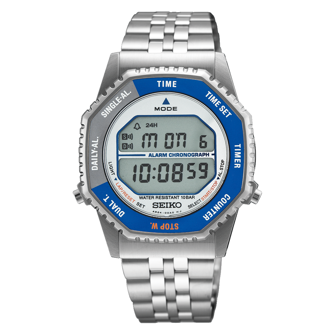 SEIKO DIGITAL QUARTZ WATCH 'ROTOCALL' SERIES SMGG21 SMGG21P1