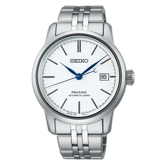 SEIKO PRESAGE CRAFTMANSHIP SERIES AUTOMATIC ENAMEL 'PURE WHITE' SPB403 SPB403J1