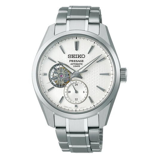 SEIKO PRESAGE AUTOMATIC SHARP EDGED 'SHIRO' SPB415 SPB415J1