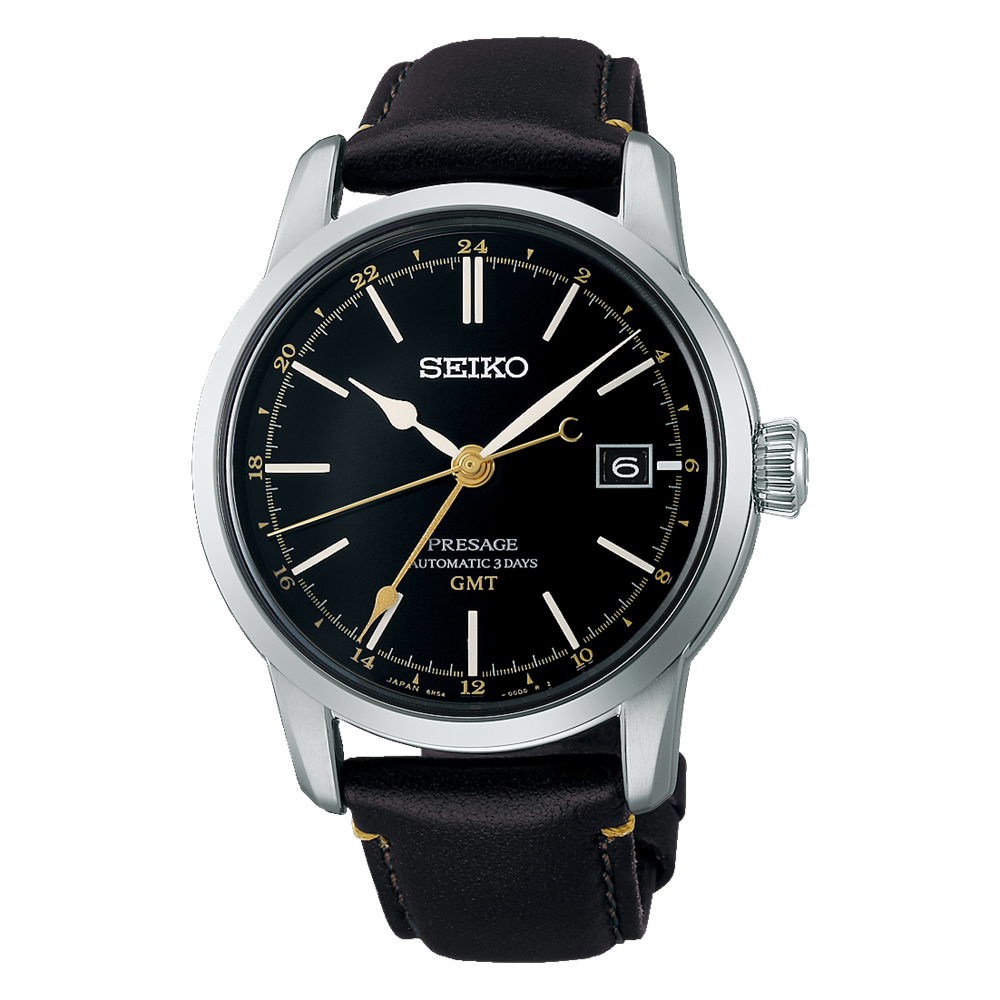 SEIKO PRESAGE CRAFTMANSHIP SERIES AUTOMATIC GMT URUSHI LACQUER SPB447 SPB447J1