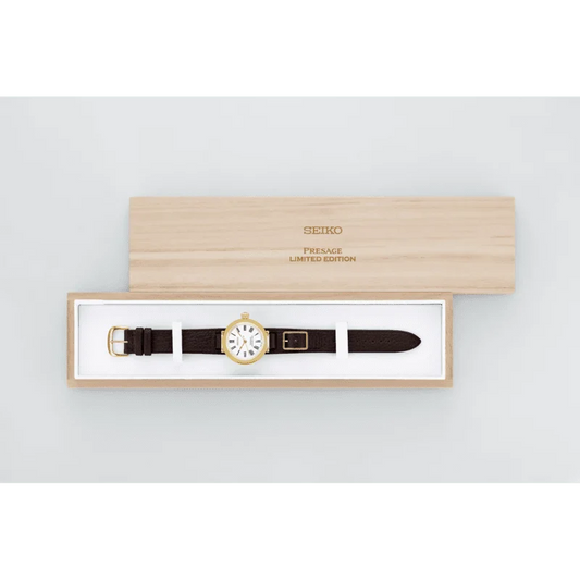 SEIKO PRESAGE AUTOMATIC CLASSIC SERIES ENAMEL 'TIMEKEEPER' 145TH ANNIVERSARY LIMITED EDITION SPB538 SPB538J1