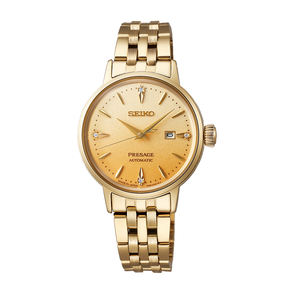 SEIKO PRESAGE AUTOMATIC LADIES COCKTAIL TIME 'EGGNOG' SRE018 SRE018J1