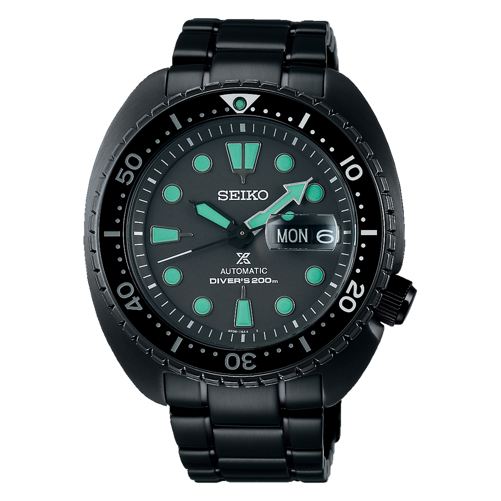 SEIKO PROSPEX AUTOMATIC KING TURTLE BLACK SERIES SRPK43 SRPK43K1