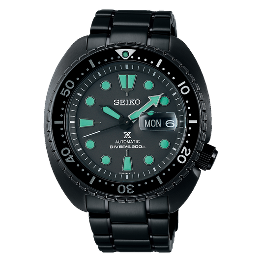 SEIKO PROSPEX AUTOMATIC KING TURTLE BLACK SERIES SRPK43 SRPK43K1