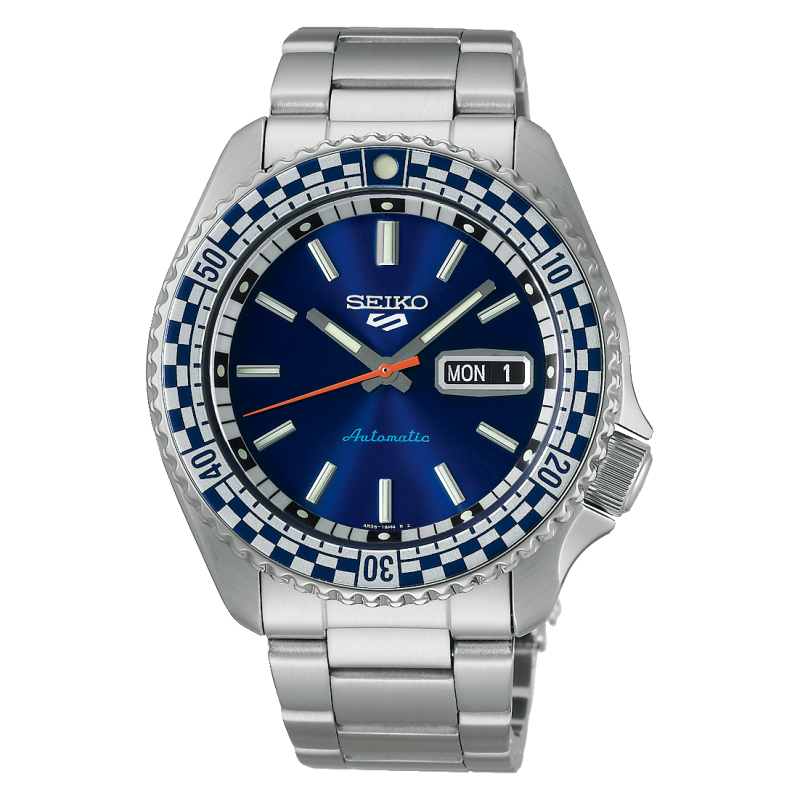 SEIKO 5 SPORTS AUTOMATIC 'CHECKER FLAG' SPECIAL EDITION SRPK65 SRPK65K1