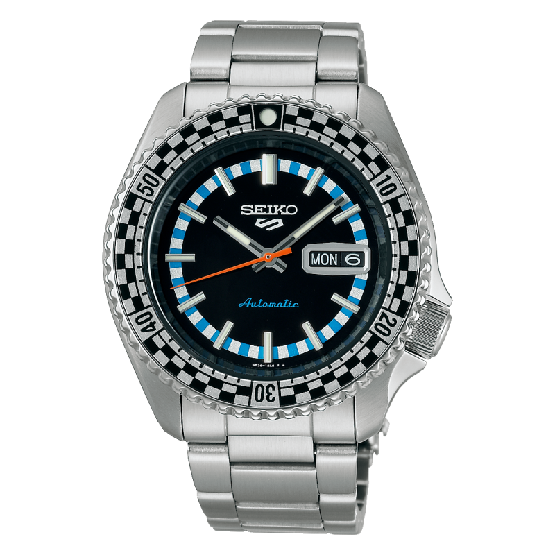 SEIKO 5 SPORTS AUTOMATIC 'CHECKER FLAG' SPECIAL EDITION SRPK67 SRPK67K1