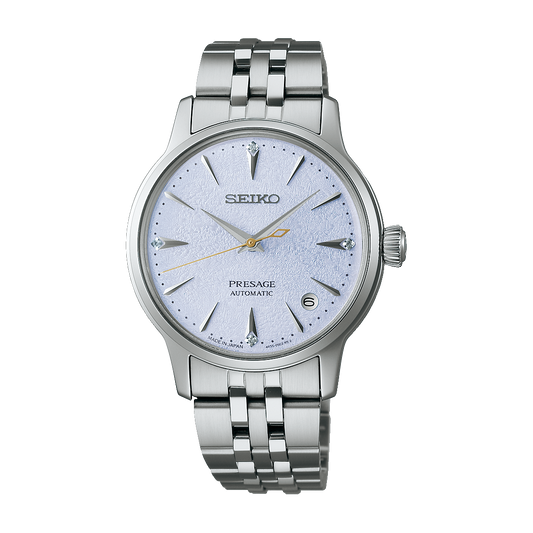 SEIKO PRESAGE AUTOMATIC LADIES COCKTAIL TIME 'FROZEN SKYDIVING'  SRPL61 SRPL61J1