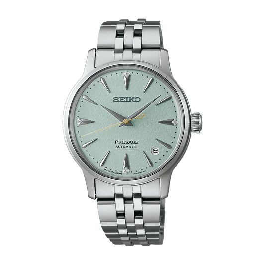SEIKO PRESAGE AUTOMATIC LADIES COCKTAIL TIME 'FROZEN MOJITO' SRPL63 SRPL63J1