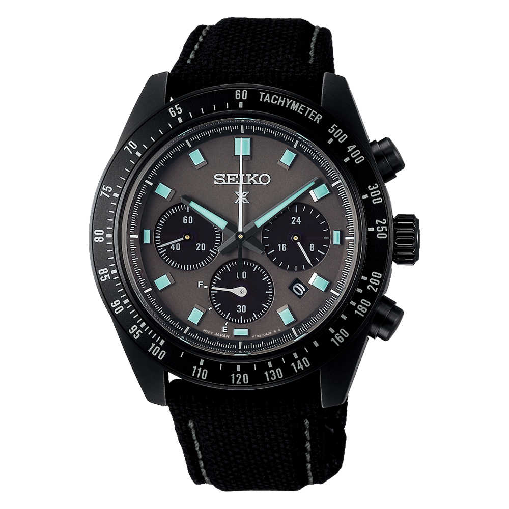 SEIKO PROSPEX SOLAR SPEEDTIMER BLACK SERIES CHRONOGRAPH SSC923 SSC923P1
