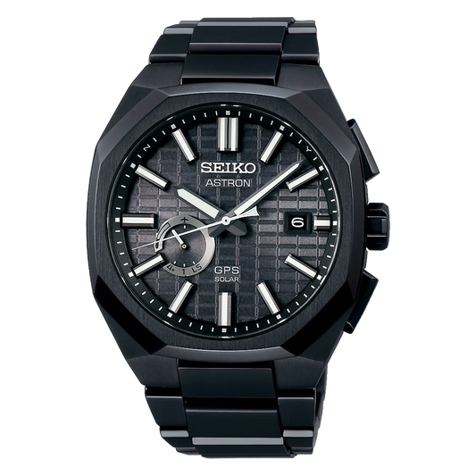 SEIKO ASTRON GPS SOLAR 'JET BLACK' CRYSTAL BOX SSJ015 SSJ015J1