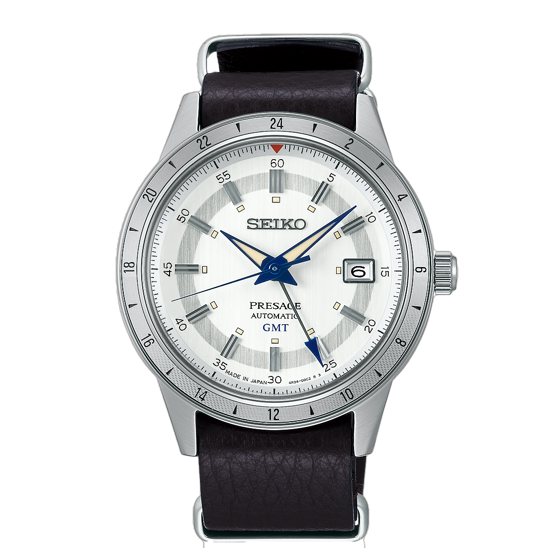 SEIKO PRESAGE AUTOMATIC STYLE 60'S 'LAUREL' GMT 110TH ANNIVERSARY LIMITED EDITION SSK015 SSK015J1