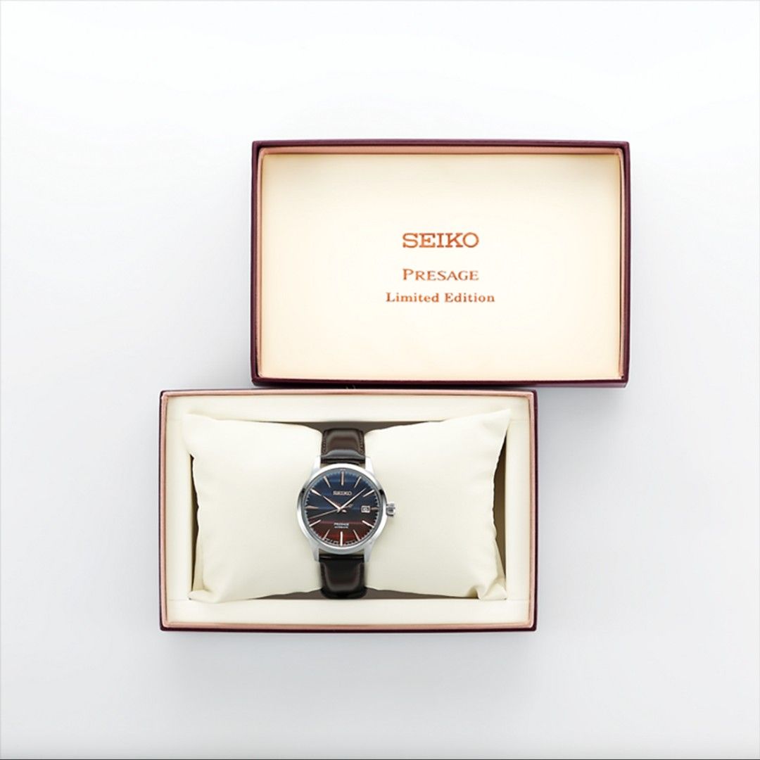 SEIKO PRESAGE AUTOMATIC COCKTAIL TIME 'PURPLE SUNSET' LIMITED EDITION SRPK75 SRPK75J1