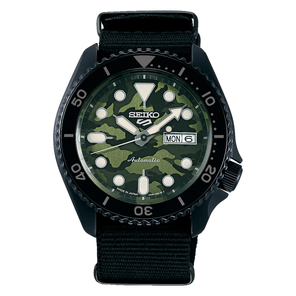 SEIKO 5 SPORTS AUTOMATIC CAMOUFLAGE YUTO HORIGOME SRPJ37 SRPJ37K1