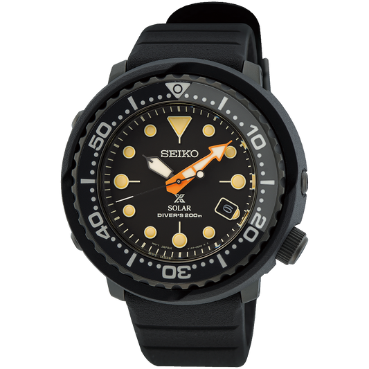 SEIKO PROSPEX SOLAR TUNA BLACK SERIES LIMITED EDITION SNE577 SNE577P1