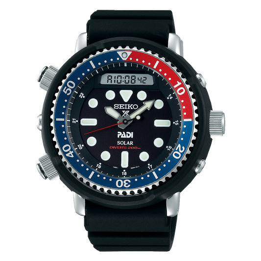 SEIKO PROSPEX SOLAR TUNA ARNIE PADI DIGITAL SNJ027 SNJ027P1