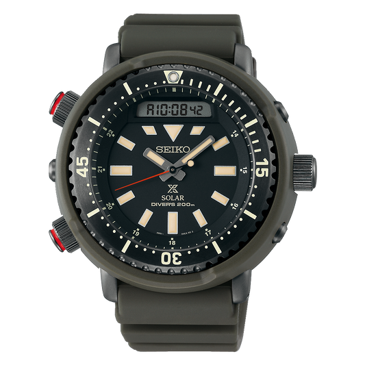SEIKO PROSPEX SOLAR TUNA ARNIE URBAN SAFARI DIGITAL SNJ031 SNJ031P1