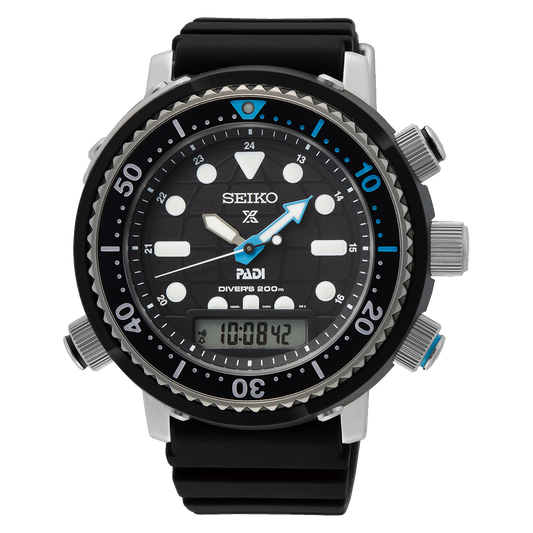 SEIKO PROSPEX SOLAR TUNA ARNIE PADI DIGITAL SNJ035 SNJ035P1