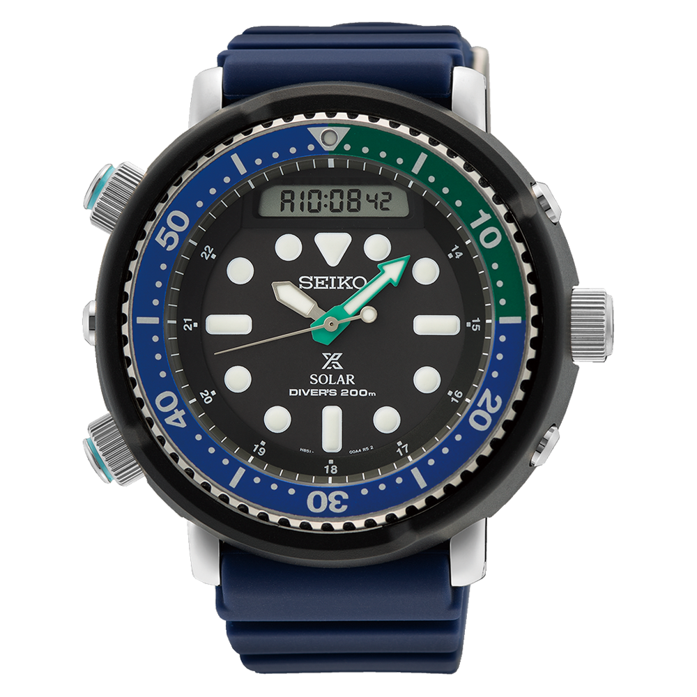SEIKO PROSPEX SOLAR TUNA ARNIE 'TROPICAL LAGOON' SPECIAL EDITION SNJ039 SNJ039P1