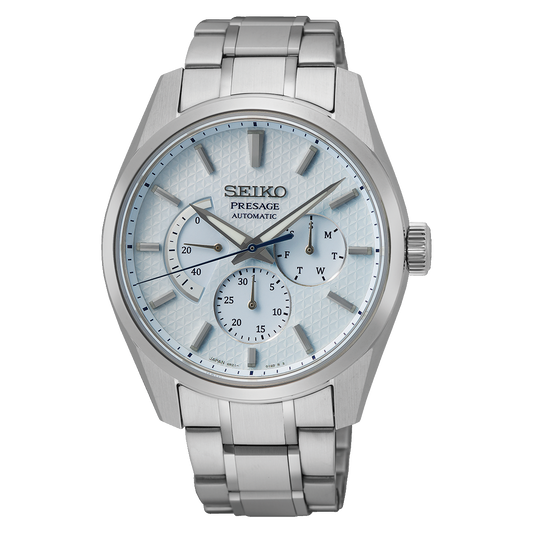 SEIKO PRESAGE AUTOMATIC SHARP EDGED GEPPAKU MOONLIGHT SPB305 SPB305J1