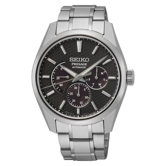 SEIKO PRESAGE AUTOMATIC SHARP EDGED KUROTOBI RUSSET SPB307 SPB307J1