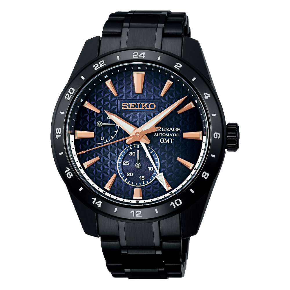 SEIKO PRESAGE AUTOMATIC SHARP EDGED GMT 'AKEBONO' LIMITED EDITION SPB361 SPB361J1