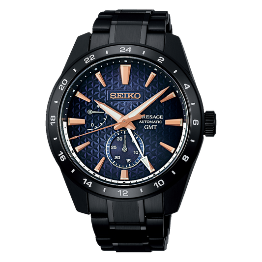 SEIKO PRESAGE AUTOMATIC SHARP EDGED GMT 'AKEBONO' LIMITED EDITION SPB361 SPB361J1