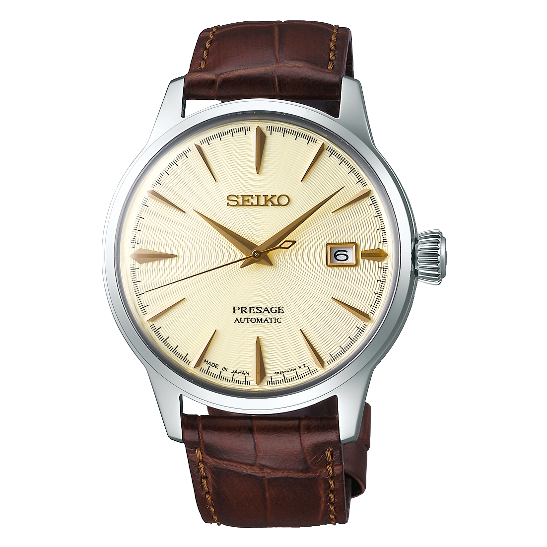SEIKO PRESAGE AUTOMATIC COCKTAIL TIME GOLDEN CHAMPAGNE SRPC99 SRPC99J1