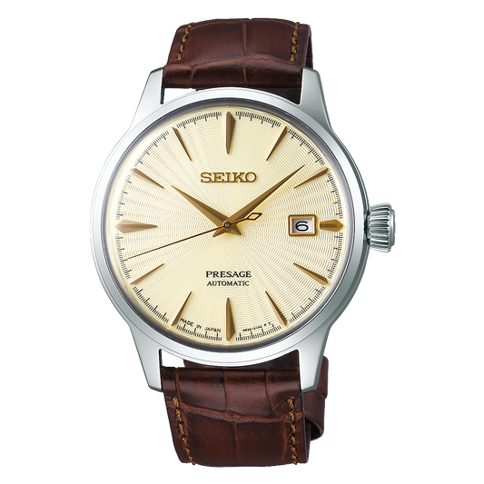 SEIKO PRESAGE AUTOMATIC COCKTAIL TIME GOLDEN CHAMPAGNE SRPC99 SRPC99J1