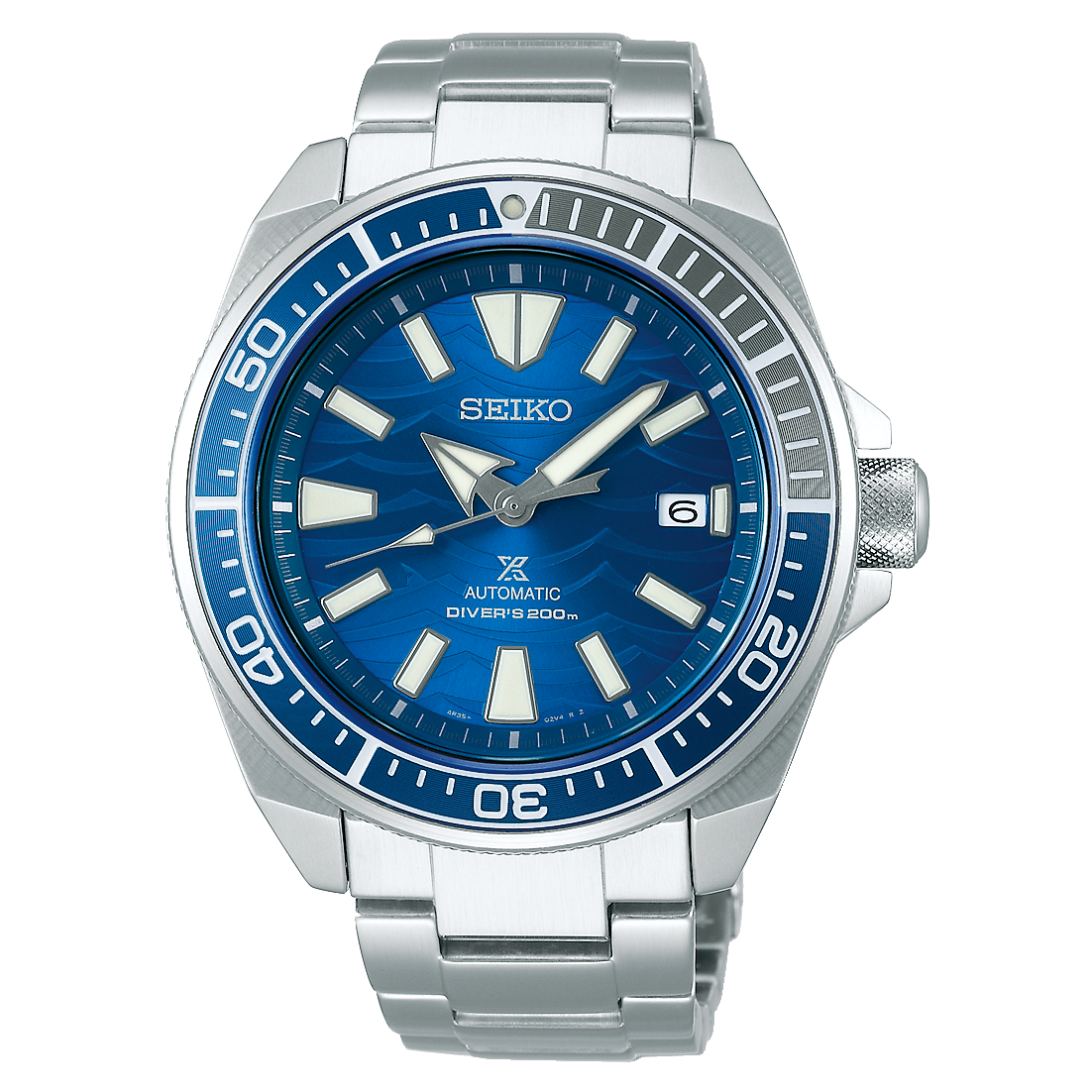 SEIKO PROSPEX AUTOMATIC SAMURAI SAVE THE OCEAN GREAT WHITE SHARK SRPD23 SRPD23K1