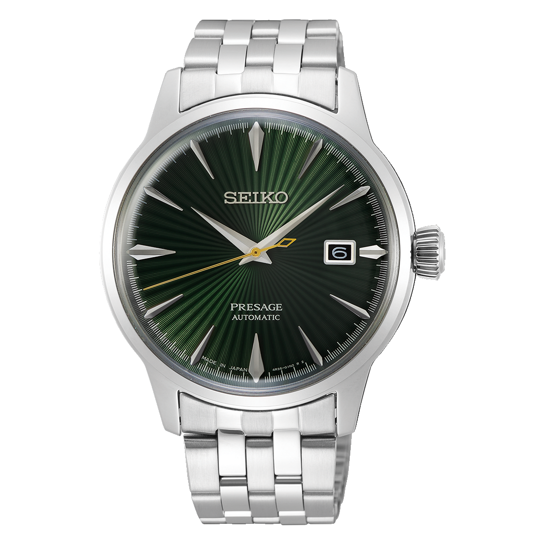 SEIKO PRESAGE AUTOMATIC COCKTAIL TIME MOCKINGBIRD GREEN SRPE15 SRPE15J1