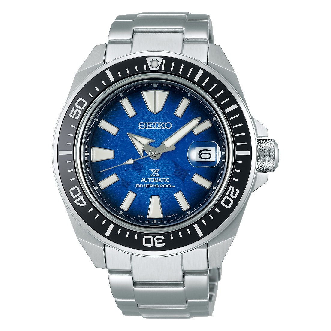 SEIKO PROSPEX AUTOMATIC KING SAMURAI SAVE THE OCEAN MANTA RAY SRPE33 SRPE33K1