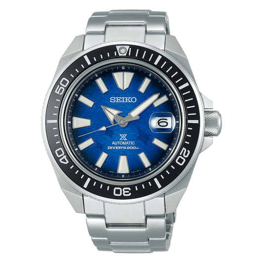 SEIKO PROSPEX AUTOMATIC KING SAMURAI SAVE THE OCEAN MANTA RAY SRPE33 SRPE33K1