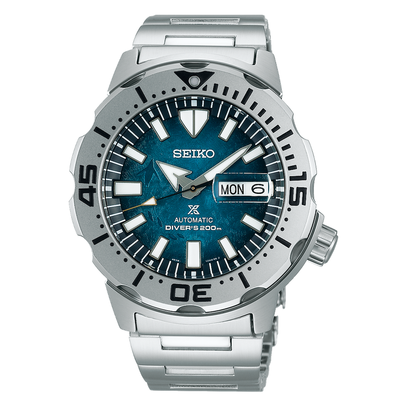 SEIKO PROSPEX AUTOMATIC MONSTER SAVE THE OCEAN MANTA RAY SRPH75 SRPH75K1