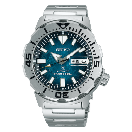SEIKO PROSPEX AUTOMATIC MONSTER SAVE THE OCEAN MANTA RAY SRPH75 SRPH75K1
