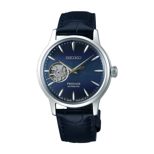 SEIKO PRESAGE AUTOMATIC LADIES COCKTAIL TIME BLUE MOON SSA785 SSA785J1