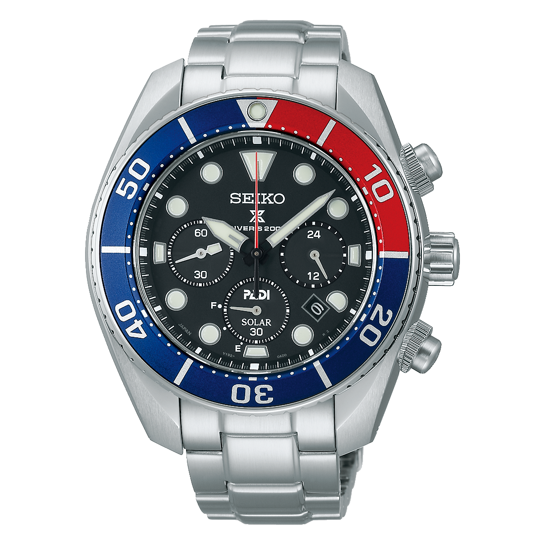SEIKO PROSPEX SOLAR SUMO PADI CHRONOGRAPH SSC795 SSC795J1
