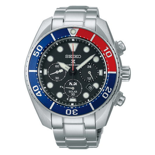 SEIKO PROSPEX SOLAR SUMO PADI CHRONOGRAPH SSC795 SSC795J1