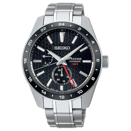 SEIKO PRESAGE AUTOMATIC SHARP EDGED GMT SPB221 SPB221J1