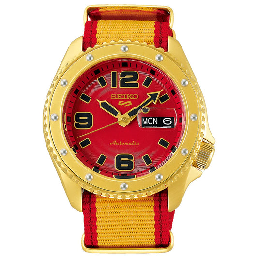 SEIKO 5 SPORTS AUTOMATIC STREET FIGHTER ZANGIEF LIMITED EDITION SRPF24 SRPF24K1