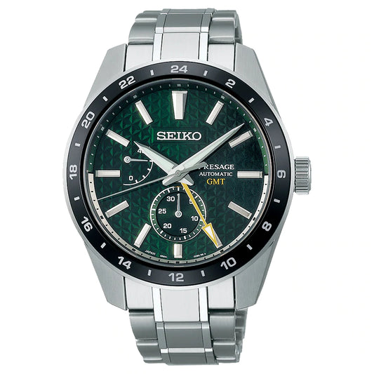SEIKO PRESAGE AUTOMATIC SHARP EDGED GMT SPB219 SPB219J1