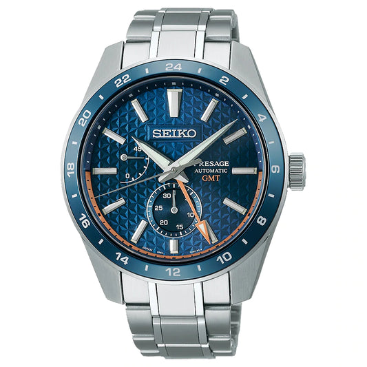 SEIKO PRESAGE AUTOMATIC SHARP EDGED GMT SPB217 SPB217J1