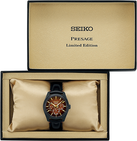 SEIKO PRESAGE AUTOMATIC SHARP EDGED KABUKI LIMITED EDITION SPB329 SPB329J1
