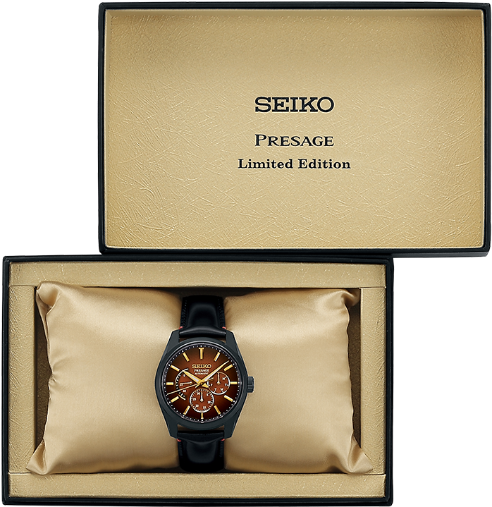 SEIKO PRESAGE AUTOMATIC SHARP EDGED KABUKI LIMITED EDITION SPB331 SPB331J1