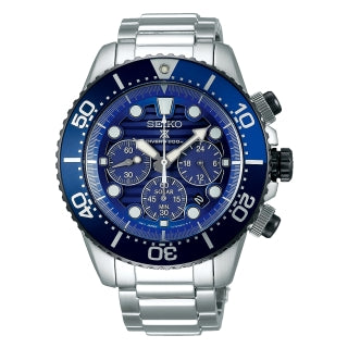 SEIKO PROSPEX SOLAR SAVE THE OCEAN CHRONOGRAPH SSC675 SSC675P1