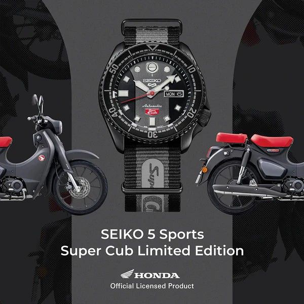SEIKO 5 SPORTS AUTOMATIC HONDA SUPER CUP LIMITED EDITION SRPJ75 SRPJ75K1