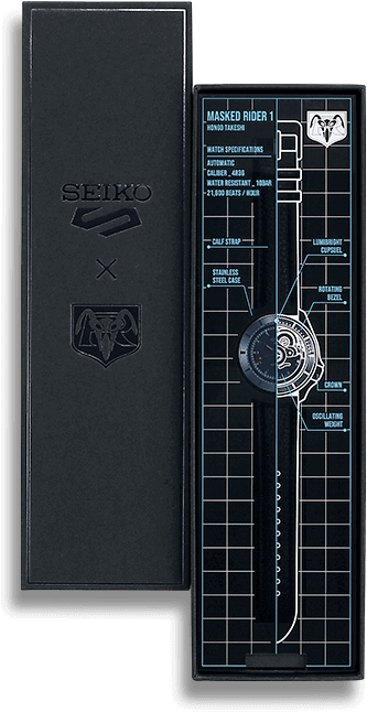 SEIKO 5 SPORTS AUTOMATIC MASKED RIDER 55TH ANNIVERSARY LIMITED EDITION SRPJ91 SRPJ91K1