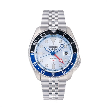SEIKO 5 SPORTS GMT 'ICE BLUE' THONG SIA EXCLUSIVE LIMITED EDITION AUTOMATIC SSK029 SSK029K1