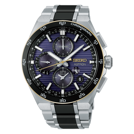 SEIKO 145TH ANNIVERSARY ASTRON GPS SOLAR TITANIUM CHRONOGRAPH LIMITED EDITION HAB011 HAB011J1